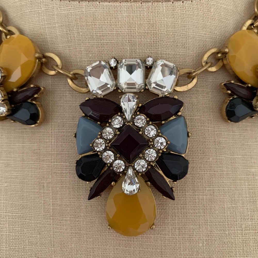 J. Crew Butterfly Bumblebee Statement Necklace - image 5